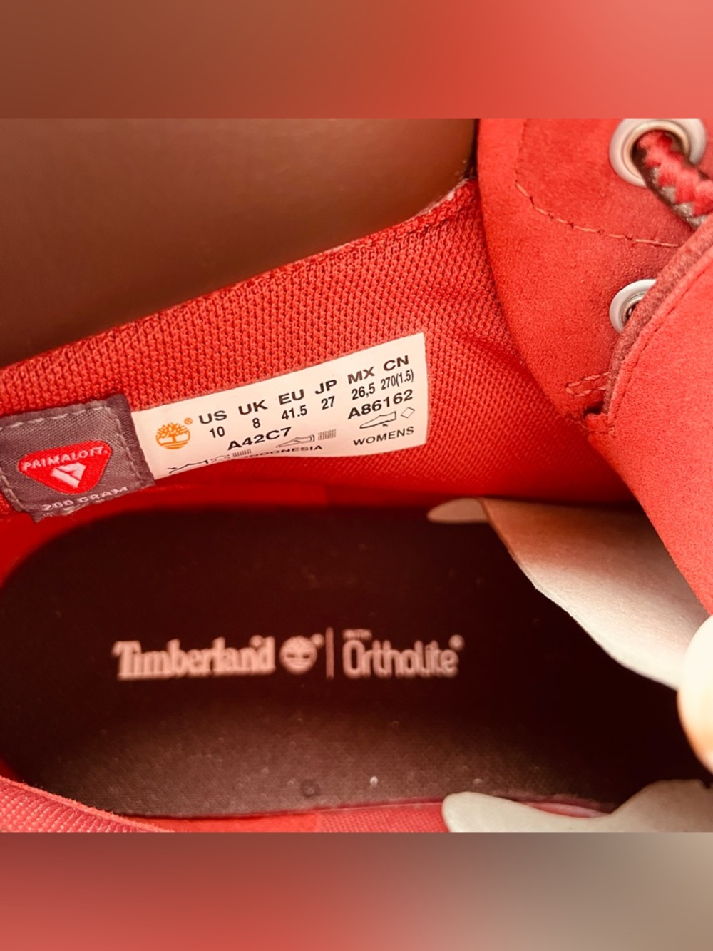 Timberland Stone Street 6-Inch Brick Waterproof  Leather Platform Boot Womens 10 - Picture 6 of 7